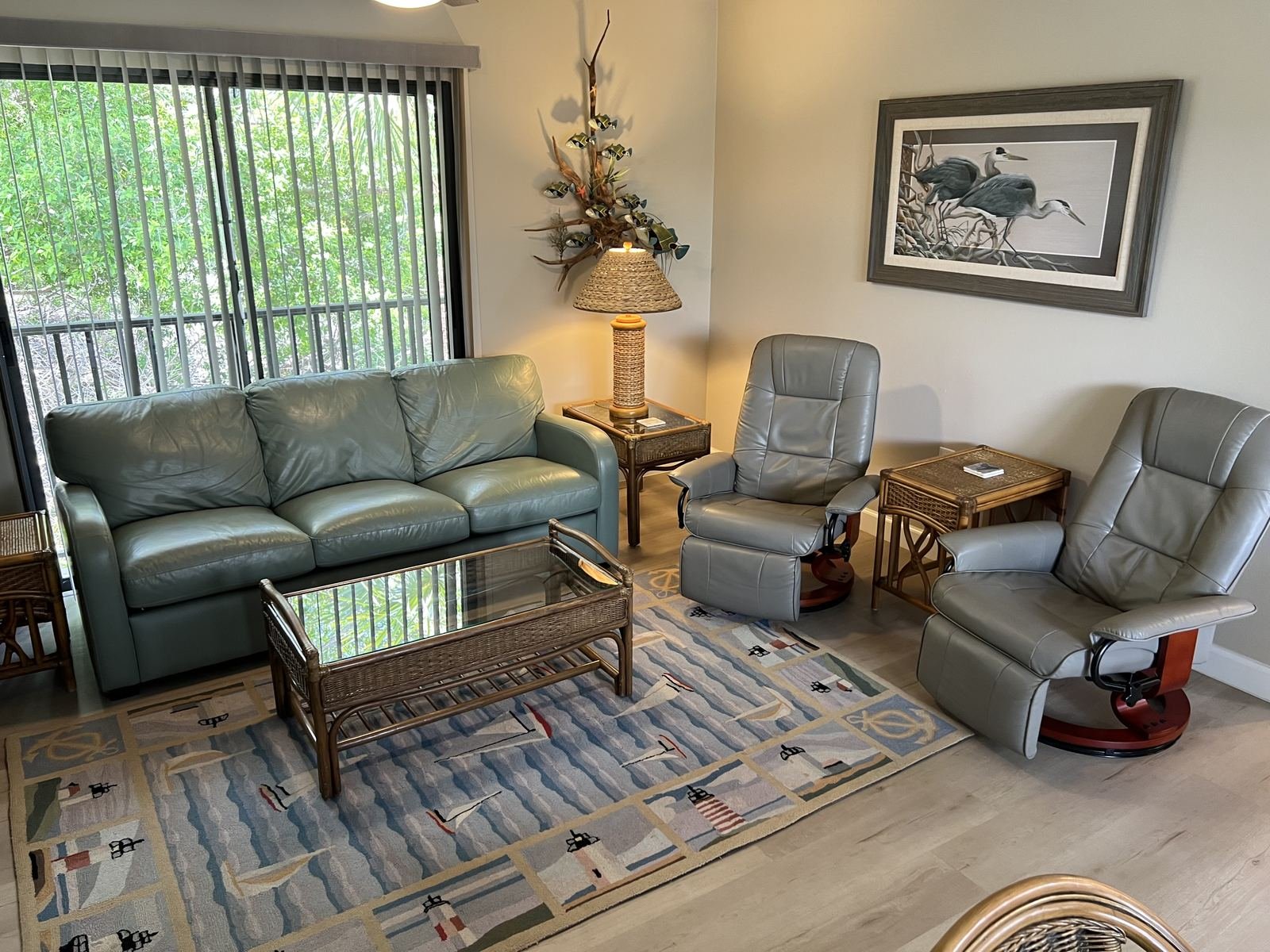 Living room seating area